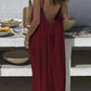 💃💃LAST DAY SAEL 50% OFF!!✨Women's Solid Color Backless Cami Dress💕