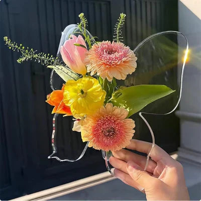🎁 Hot Sale 49% OFF 🔥Transparent Butterfly-Inspired Decorative Vase