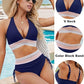 🔥LAST DAY SPECIAL PRICE: ￡11.99!!💥-👙2026 High Waisted Tummy Control Color Block Bikini Sets