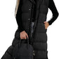 🍂Autumn Sale 60% OFF - Women's Long Puffer Vest | Quilted Hood & Button Closure ❄️Cozy & Chic, Perfect for Layering