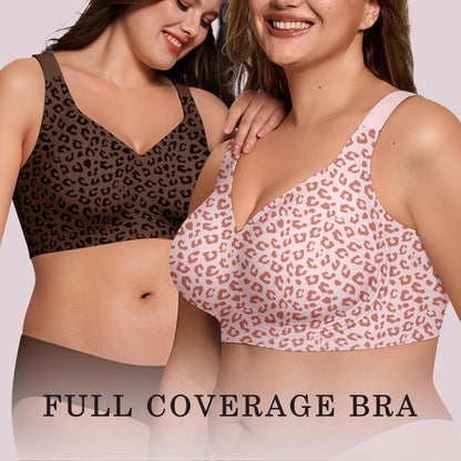 💖LAST DAY SALE 50% OFF💕Womens Comfortable Wireless Bralettes Seamless Deep V Everyday Bra