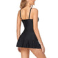 🩱Vacation Sale 50% OFF👙Women's Tummy Control Slim Fit Plus Size One Piece Swimsuit