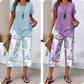 👚 50% OFF NOW! 🔥 Casual Round Neck Layered Tunic Top & Wide Leg Pants Set – Flowy Design, Soft Fabric & Perfect for Everyday Style 🌸