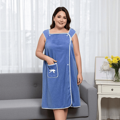 🔥HOT SALE 49% OFF 🎁Plus Size Women's Wearable Shower Skirt