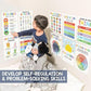 🎁Last Day 50% OFF🔥12 Calming Corner Classroom Posters - Feelings Wheel Chart & Emotions Poster For Kids