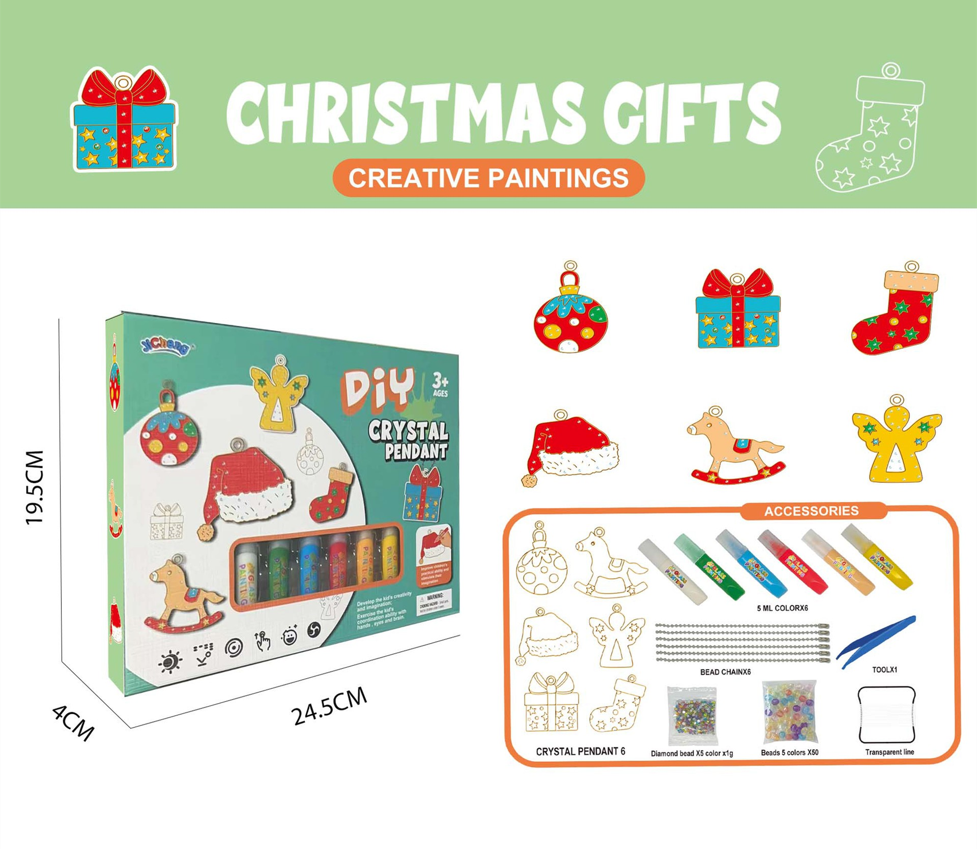 🎅Christmas Sale 49% OFF🎁DIY Crystal Paint Arts and Crafts Set-8