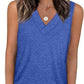🌸LIMITED PRICE:￡12.99!!✨Women's Sleeveless V-Neck Slimming Loose Fit Casual Tank Top