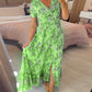 💃Hot Sale - 48% OFF🔥 Floral print v-neck dress🌺