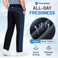 Men’s Breathable Mesh Panel Casual Pants