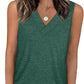 🌸LIMITED PRICE:￡12.99!!✨Women's Sleeveless V-Neck Slimming Loose Fit Casual Tank Top