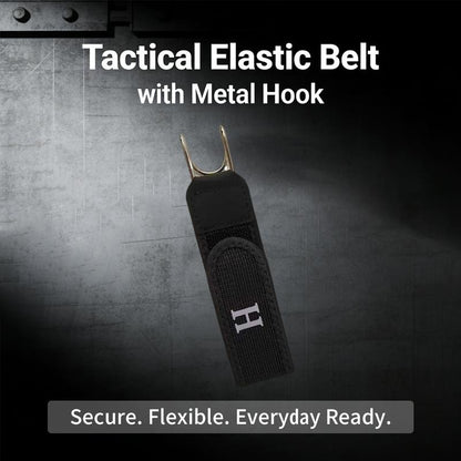 🎁Hot Sale 50% OFF⏳Tactical Metal Hook Elastic Belt for Men & Women