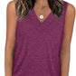 🌸LIMITED PRICE:￡12.99!!✨Women's Sleeveless V-Neck Slimming Loose Fit Casual Tank Top