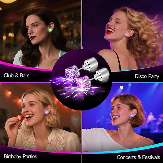 🔥Christmas Discount 60% Off✨LED Earrings, Light Up Stud Earrings