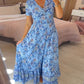 💃Hot Sale - 48% OFF🔥 Floral print v-neck dress🌺