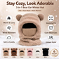 ⏳🎁70% OFF!!!-Ready for Winter!!!❄️🐻3-in-1 Cute Bear Ear Fleece Plush Winter Hat