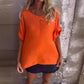 ☀️Summer Hot Sale 50% Off🌺Oversized V-Neck Top for Women
