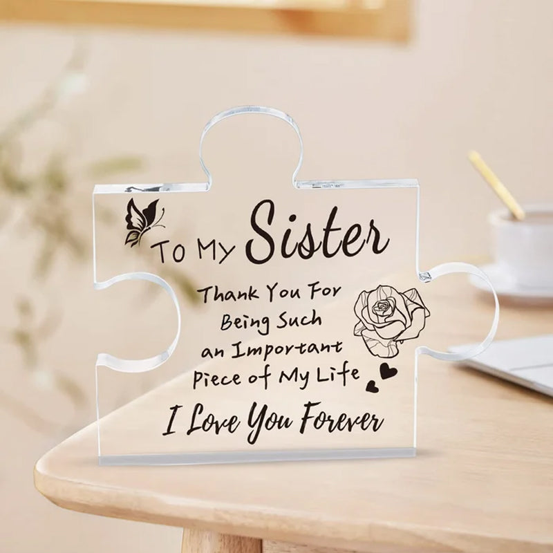 🎁Christmas's Sale 49% OFF💕Engraved Puzzle for Sisters/Mom/Dad/BestiesDaughter/Grandma/Wife-9