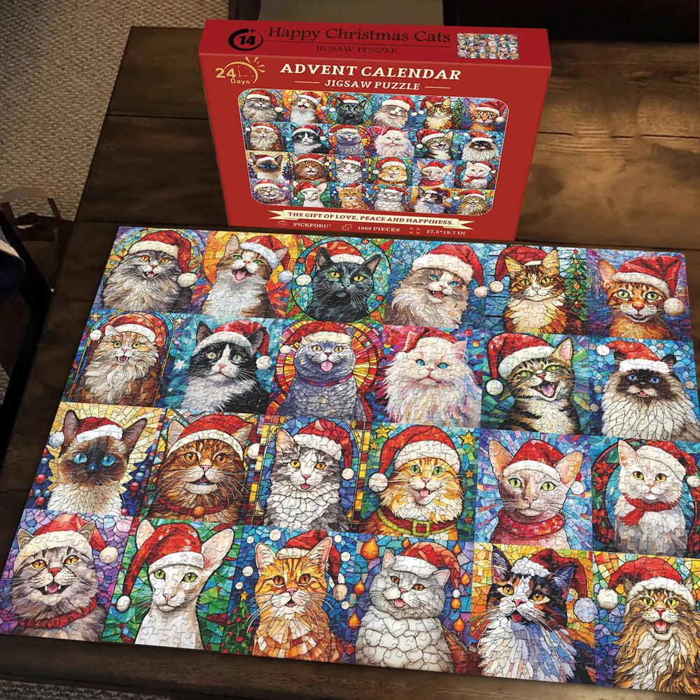 🎄Christmas Sale 49% OFF🎁Advent Calendar 2024 Christmas Jigsaw Puzzles 🧩-8