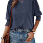 🔥Hot Sale 50% OFF🏆Women's Fashion 3/4 Sleeve Crewneck Basic Business T-Shirts