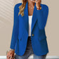 💝Autumn Hot Sale🍁Women's Minimalist Solid Button Lapel Collar Blazer