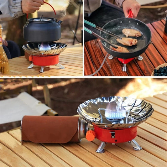 🔥 Lotus Small Round & Square Stove🔥Portable and foldable outdoor cooking