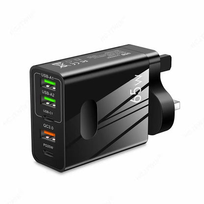 🎉LAST DAY SALE 60% OFF🔥[Practical Gift] 65W & 120W Multiple-Ports Fast Charger