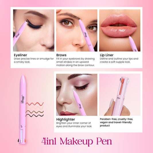 🎉BUY 1 GET 1 FREE🎉On-The-Go 4 In 1 Makeup Pen
