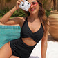 💥Last Day Special Sale 49% OFF💃Womens Push-up Tummy Control V-neck Cutout Swimsuits