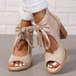 💕Women’s Bow Open-Toe Chunky Heel Sandals👠
