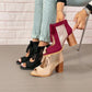 💕Women’s Bow Open-Toe Chunky Heel Sandals👠