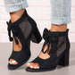 💕Women’s Bow Open-Toe Chunky Heel Sandals👠