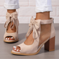 💕Women’s Bow Open-Toe Chunky Heel Sandals👠