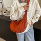 😍Designer Direct Sales👜Women's Fashion Plain Colour Crossbody Hobo Bag