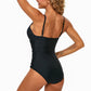 💕Spring New💕Women's One Piece Ruched Tummy Control Swimsuit