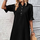 ✨Limited time sale🔥Women's Elegant Shirt Dress with Ruffle Sleeves