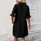 ✨Limited time sale🔥Women's Elegant Shirt Dress with Ruffle Sleeves