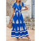 💥Last Day Special Sale 49% OFF💃Women’s Casual V Neck Boho Maxi Dress