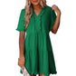 🔥2025 Summer New-🌈Women's Ruffle Trim V-Neck Tiered Dress