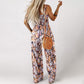 🏖️Hot Sale 50% OFF🌼Women’s Casual Print Sleeveless Overalls Jumpsuits