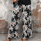 💕Limited Sale 50% OFF💕Women's Casual Floral Print Wide Leg Trousers and Short Sleeve Top Set✈️Free Shipping!!!