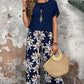 💕Limited Sale 50% OFF💕Women's Casual Floral Print Wide Leg Trousers and Short Sleeve Top Set✈️Free Shipping!!!