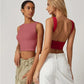 ✨Summer Lowest Price ￡12.99!! 💖High Neck Slim Fit Crop Tank Shirt Y2k Tops