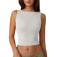 ✨Summer Lowest Price ￡12.99!! 💖High Neck Slim Fit Crop Tank Shirt Y2k Tops