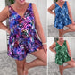 🔥Last Day Special Price £12.99!!🩱 Sleeveless V-Neck Printed Swimsuit