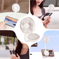 ✨Summer Essentials Hot Sale❄️Portable Magnetic Fan with Adjustable Ring Stand