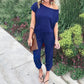 💥Last Day Special Sale 50% OFF💝👗Women's Off Shoulder Elastic Waist Stretchy Jumpsuit
