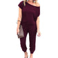 💥Last Day Special Sale 50% OFF💝👗Women's Off Shoulder Elastic Waist Stretchy Jumpsuit