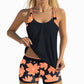 🏖️Summer Hot Sale 53% OFF🌼Women's Print Tankini & Shorts 2-Piece Swimwear Set