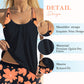 🏖️Summer Hot Sale 53% OFF🌼Women's Print Tankini & Shorts 2-Piece Swimwear Set