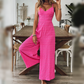 ✨New Style💗Women's fashionable casual strapless jumpsuit with bow at the back🎀